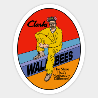 Walter White Wallabee Ad Sticker